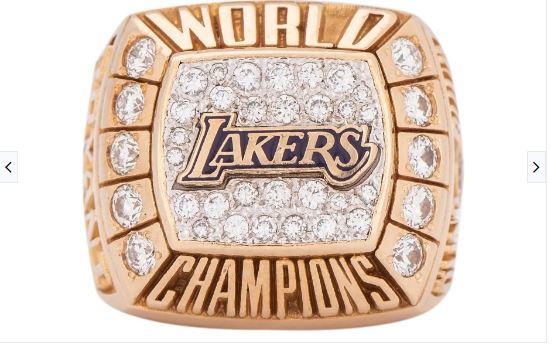 科比首冠同款戒指在Goldin Auctions竞拍,最新出价